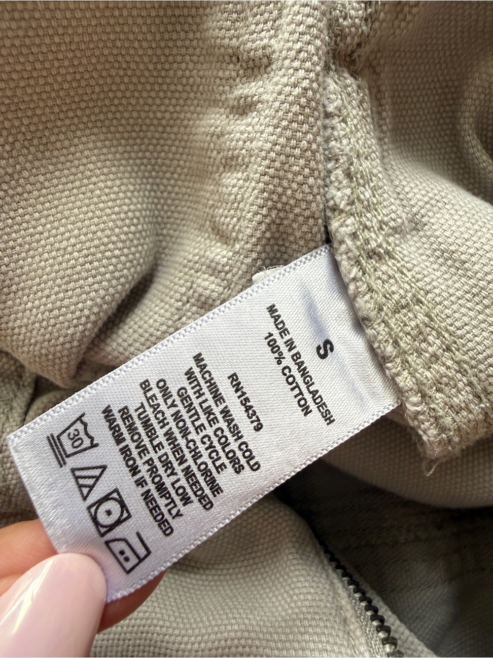 Aéropostale Utility Cargo Pants Tan Beige 100% Cotton Y2K 2000s Size Small - Picture 5 of 8